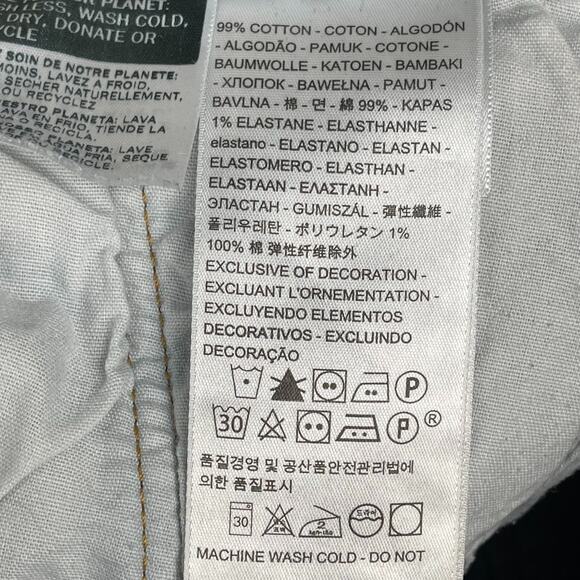 Levi's 501 Straight Leg Denim Jeans Blue Size 29 Button Fly Medium Wash Retro - Picture 10 of 14